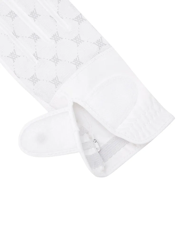 Women's Monogram See-Through Glove (PAIR) - White