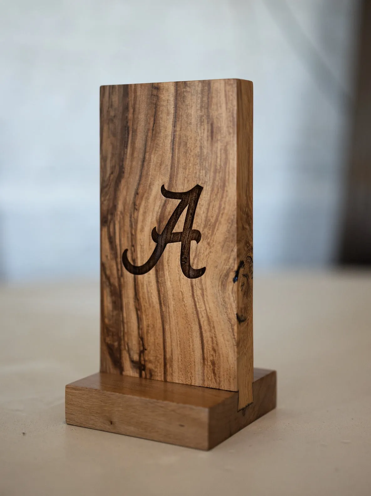 Wood Headset Stand | University of Alabama