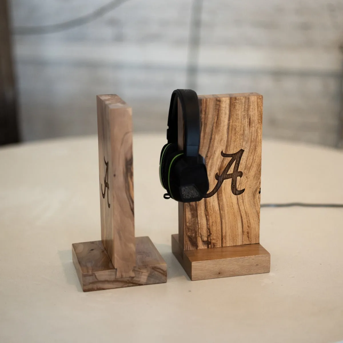 Wood Headset Stand | University of Alabama