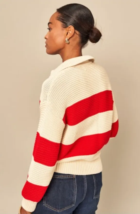Wyeth - Charlotte Cardigan (Cream/Red)