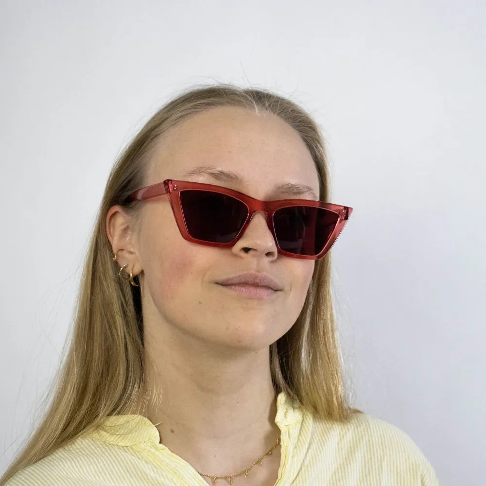 Zara Transparent Red