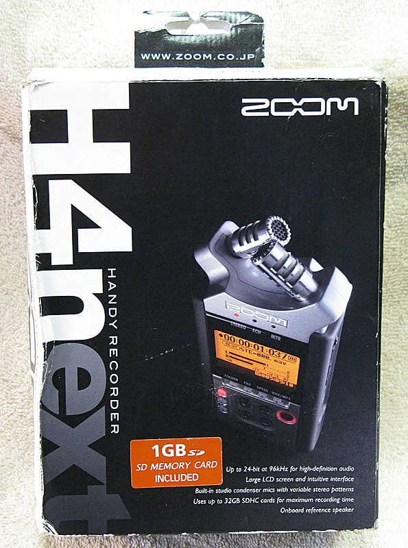 Zoom H4n Mobile 4-track Recorder
